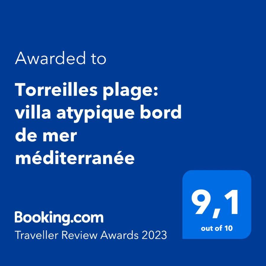 Torreilles Plage: Villa Atypique Bord De Mer Mediterranee Eksteriør billede