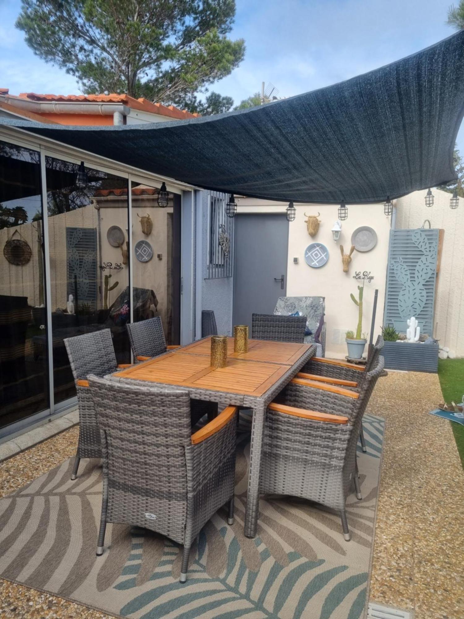 Torreilles Plage: Villa Atypique Bord De Mer Mediterranee Eksteriør billede